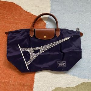 Authentic Longchamp Le Pliage Eiffel Tower Bag - limited edition
